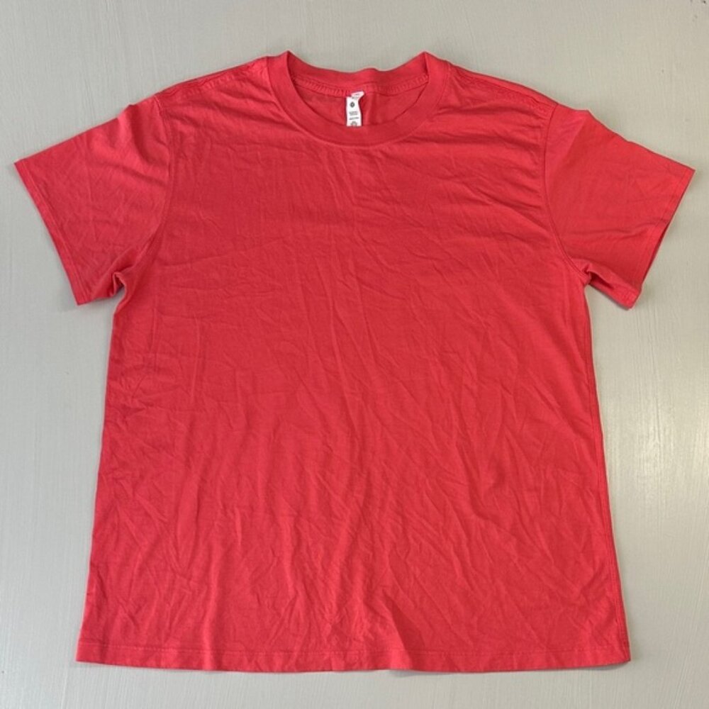 Lululemon All Yours Cotton T-Shirt, Pale Raspberry, Style W3ES5S